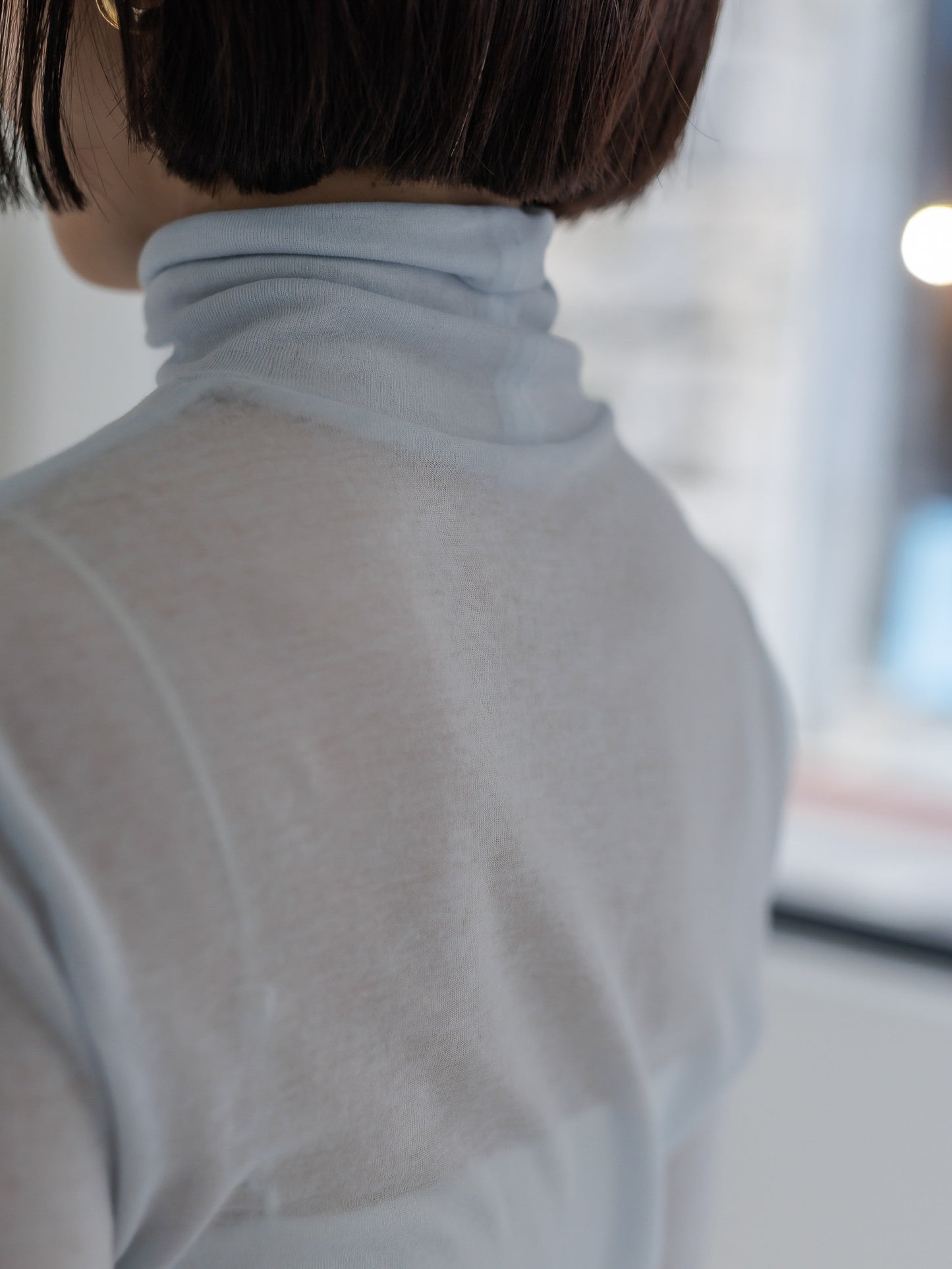 SHEER LONGSLEEVE TURTLE (-ice-)