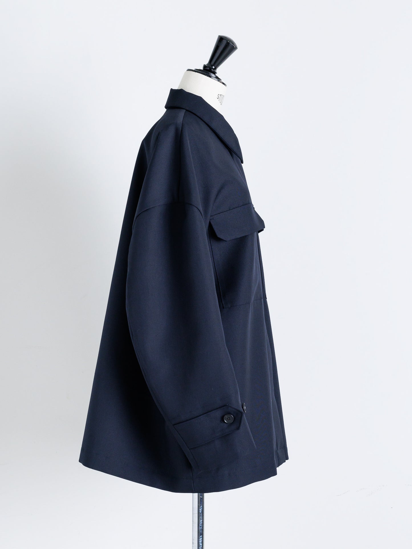 Light doeskin 2way jacket(-d.navy-)