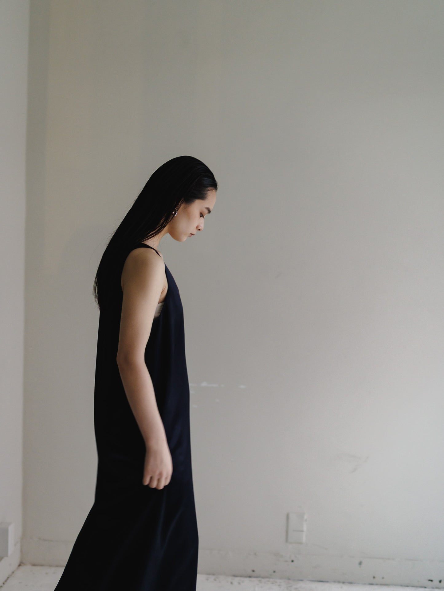 satin tank dress (3color)