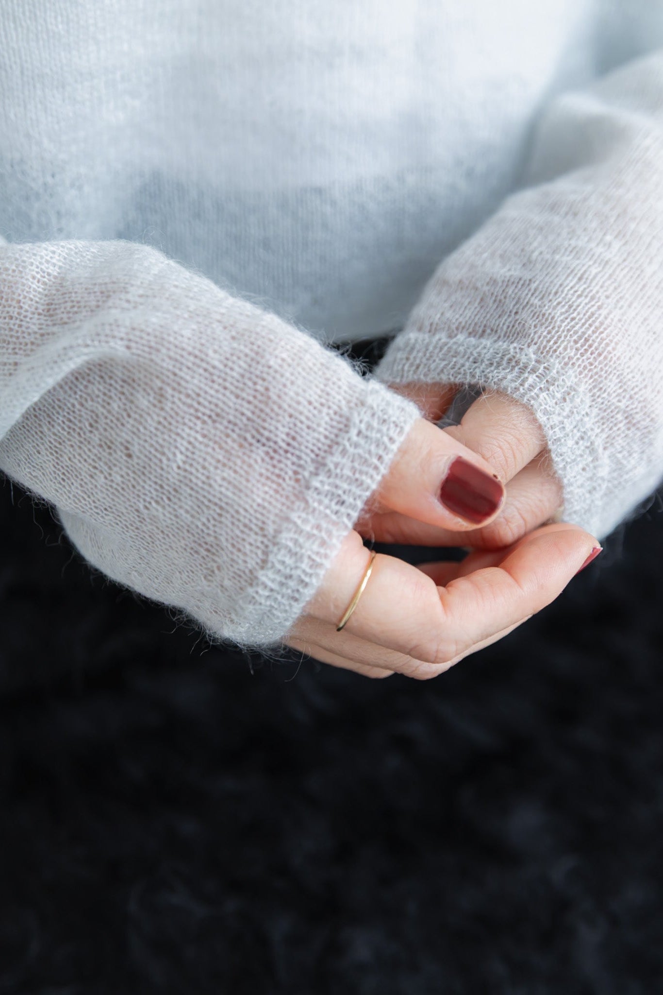 【PRE ORDER】MOHAIR TURTLE SHEER KNIT (3color)