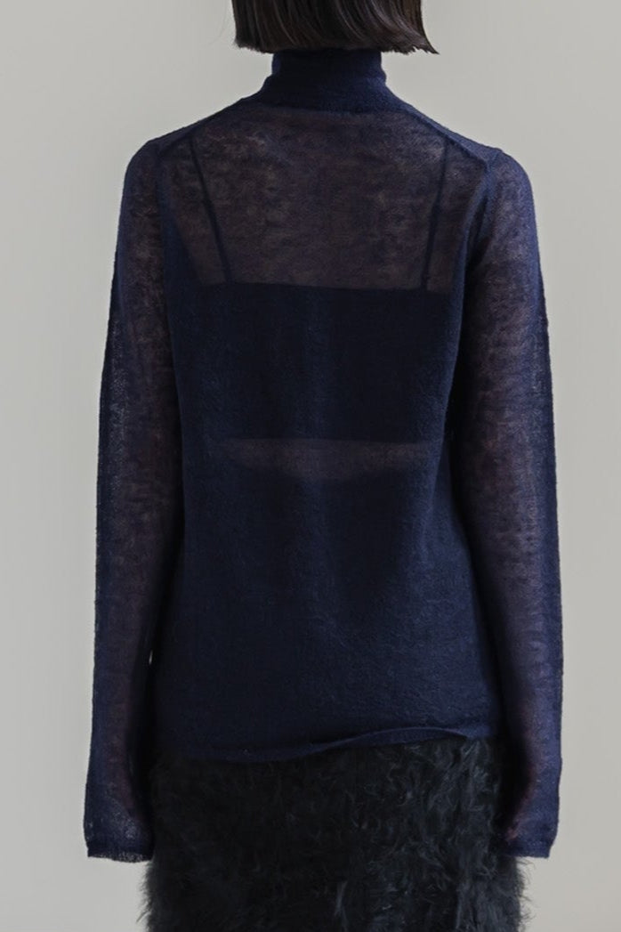 【PRE ORDER】MOHAIR TURTLE SHEER KNIT (3color)