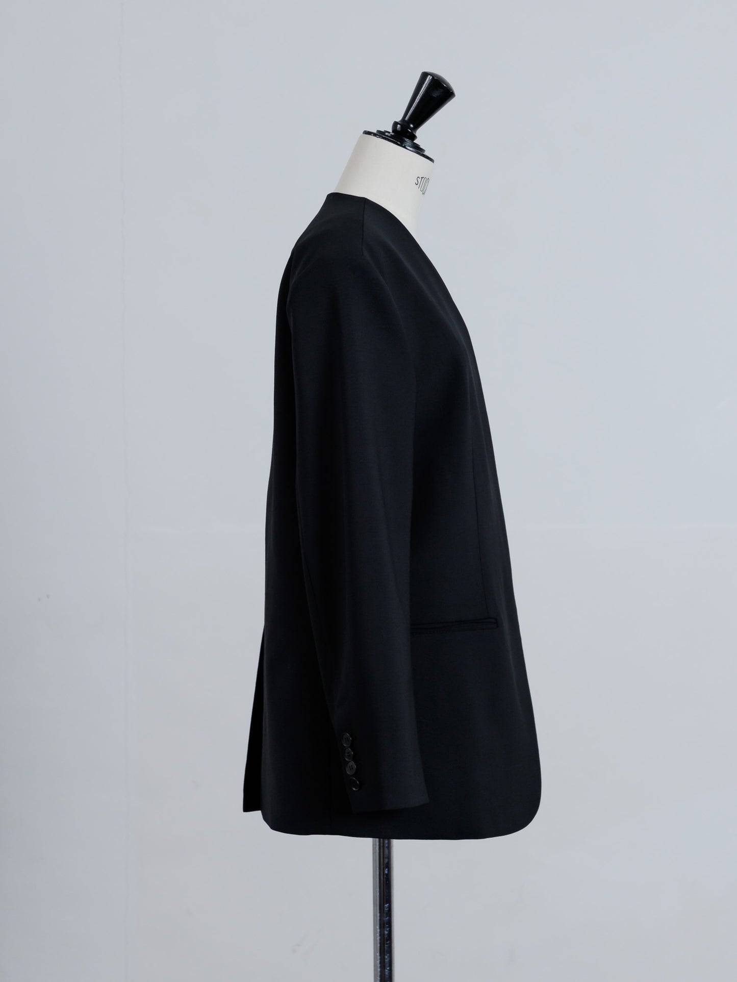 collarless jacket (2color)