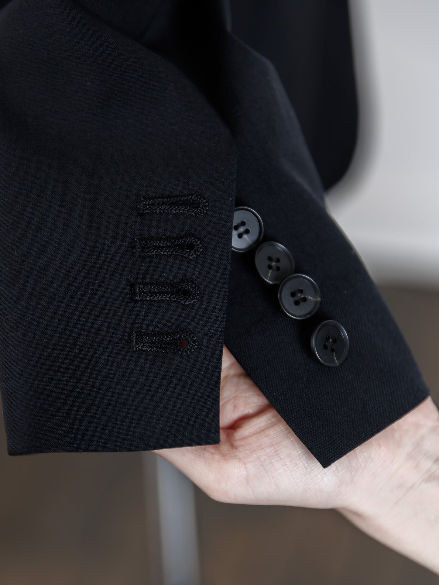 collarless jacket (2color)