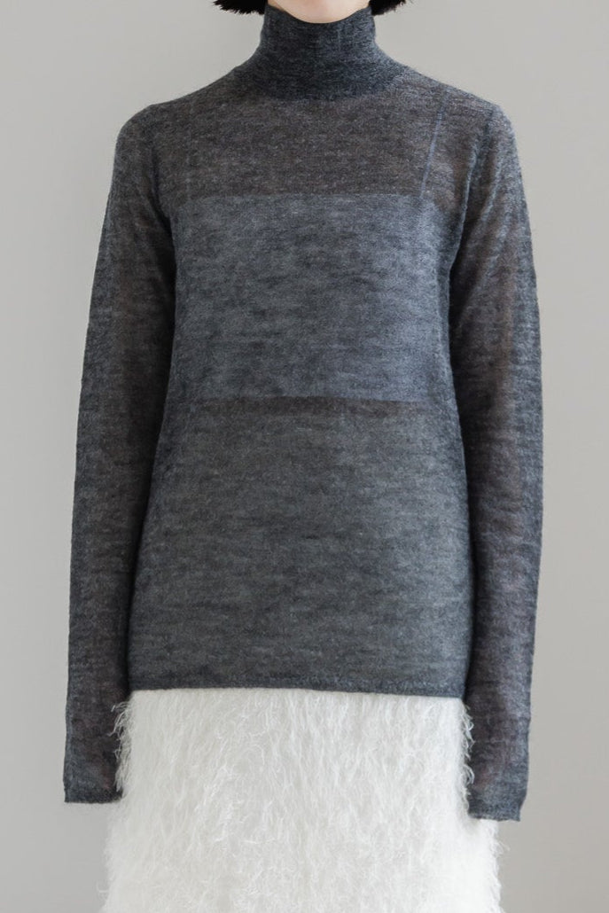 【PRE ORDER】MOHAIR TURTLE SHEER KNIT (3color)