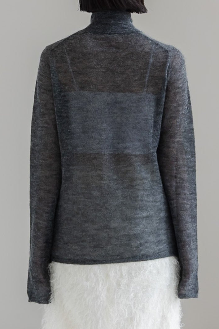 【PRE ORDER】MOHAIR TURTLE SHEER KNIT (3color)