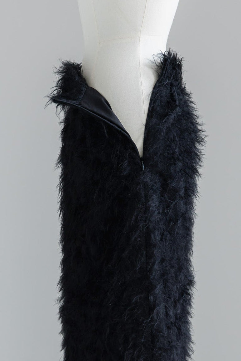 【PRE ORDER】FEATHERED LONG SKIRT (2color)