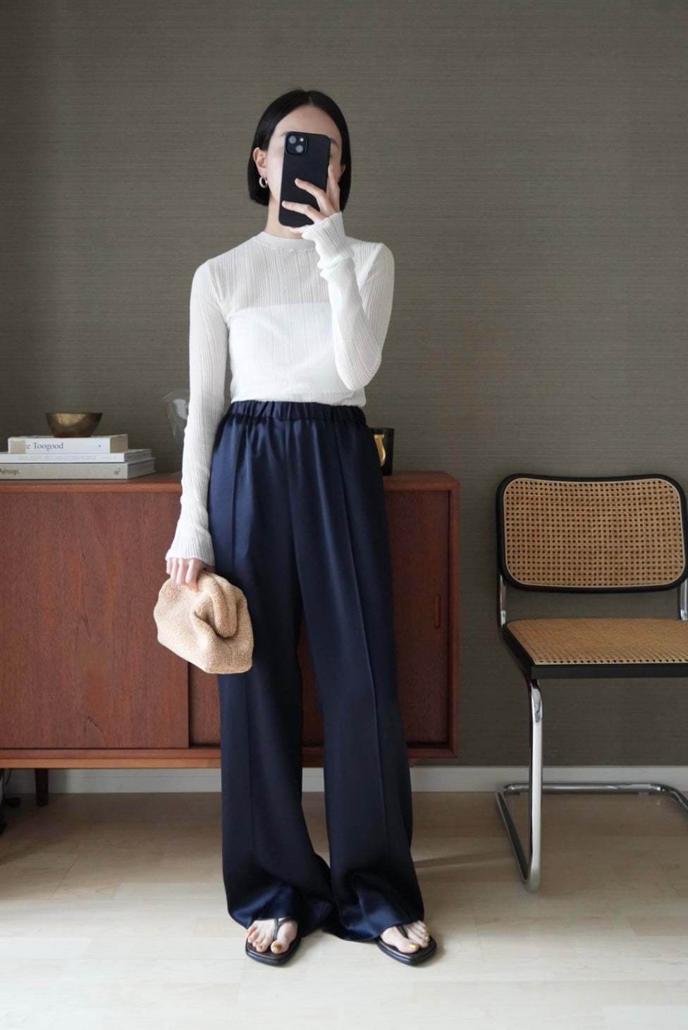 -reorder- satin easy pants (3color)