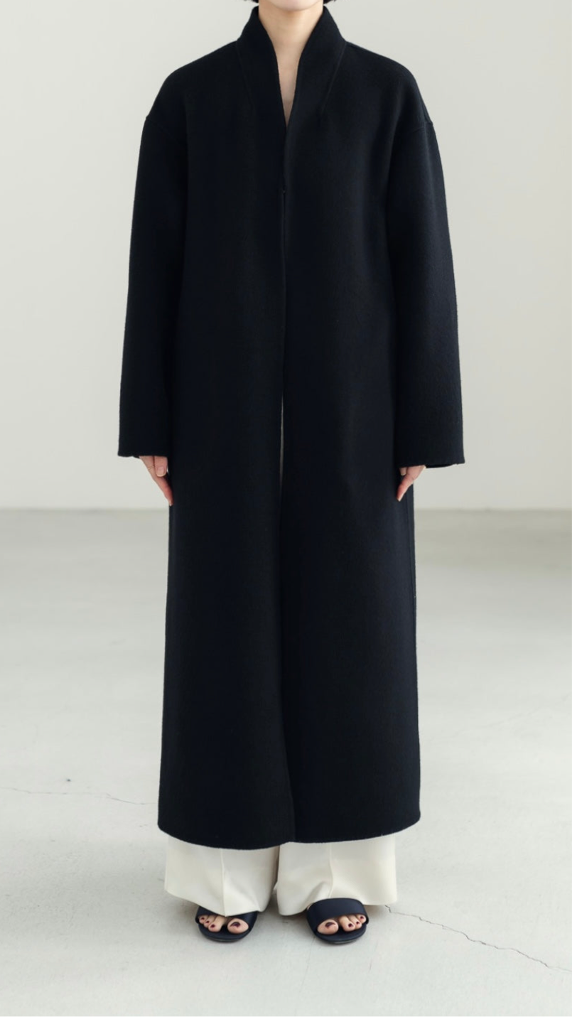 PRE ORDER】Serene Robe Coat(black) – NEAU__online