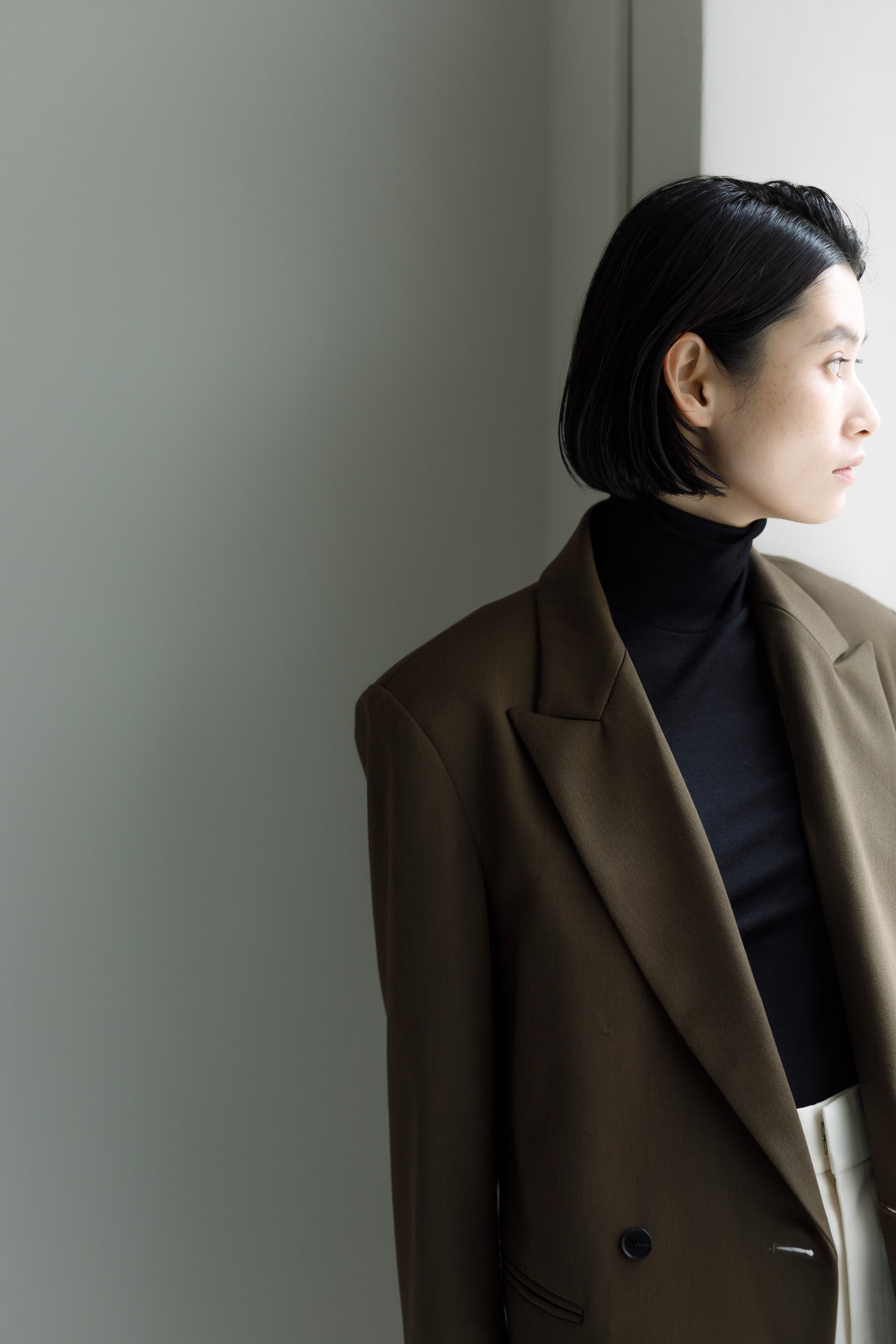 Longsleeve turtle knit (-black-)