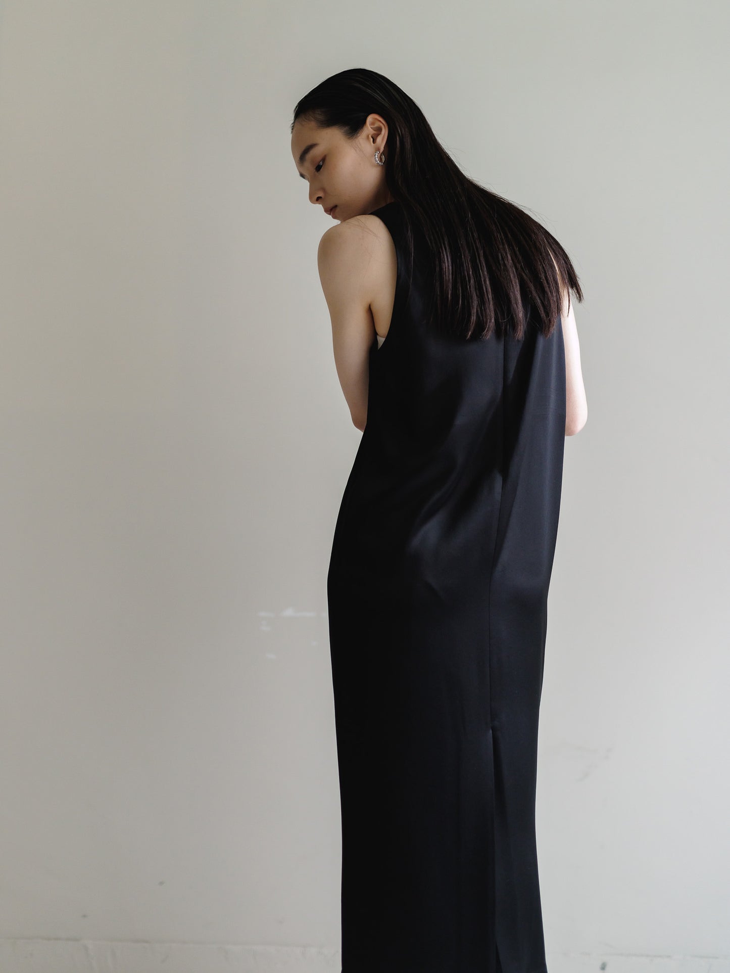 satin tank dress (3color)