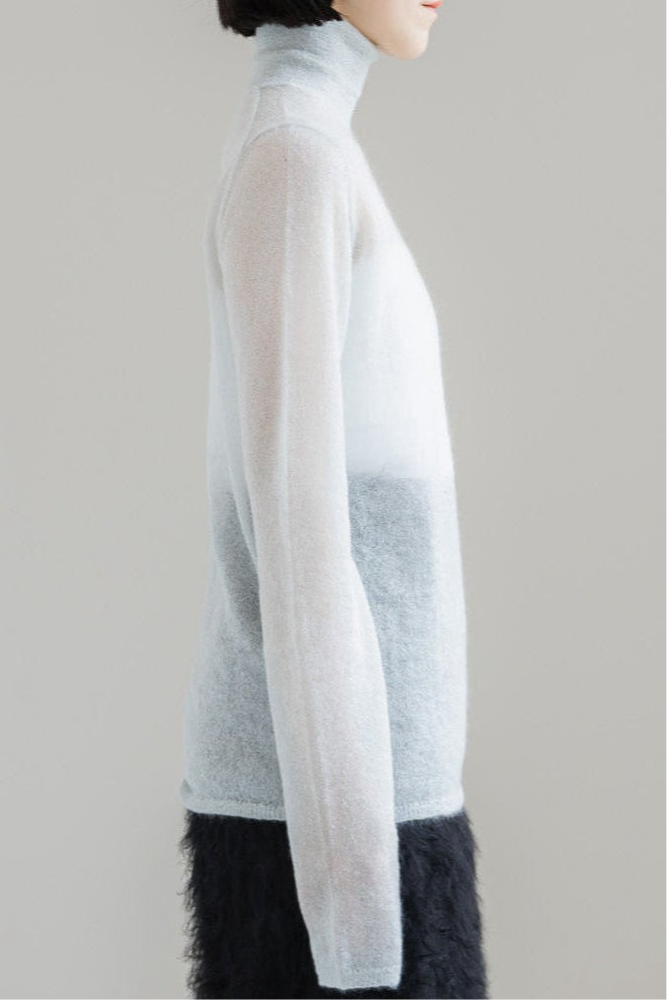 【PRE ORDER】MOHAIR TURTLE SHEER KNIT (3color)
