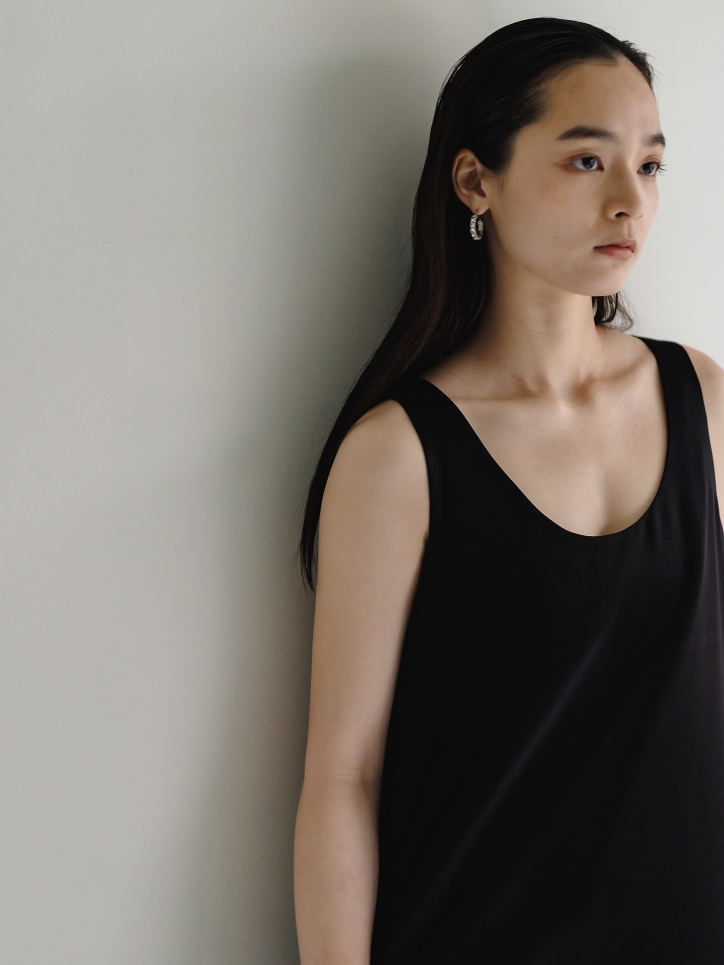 satin tank dress (3color)