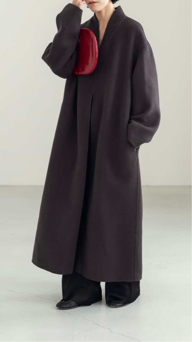 【PRE ORDER】Serene Robe Coat(sepia)