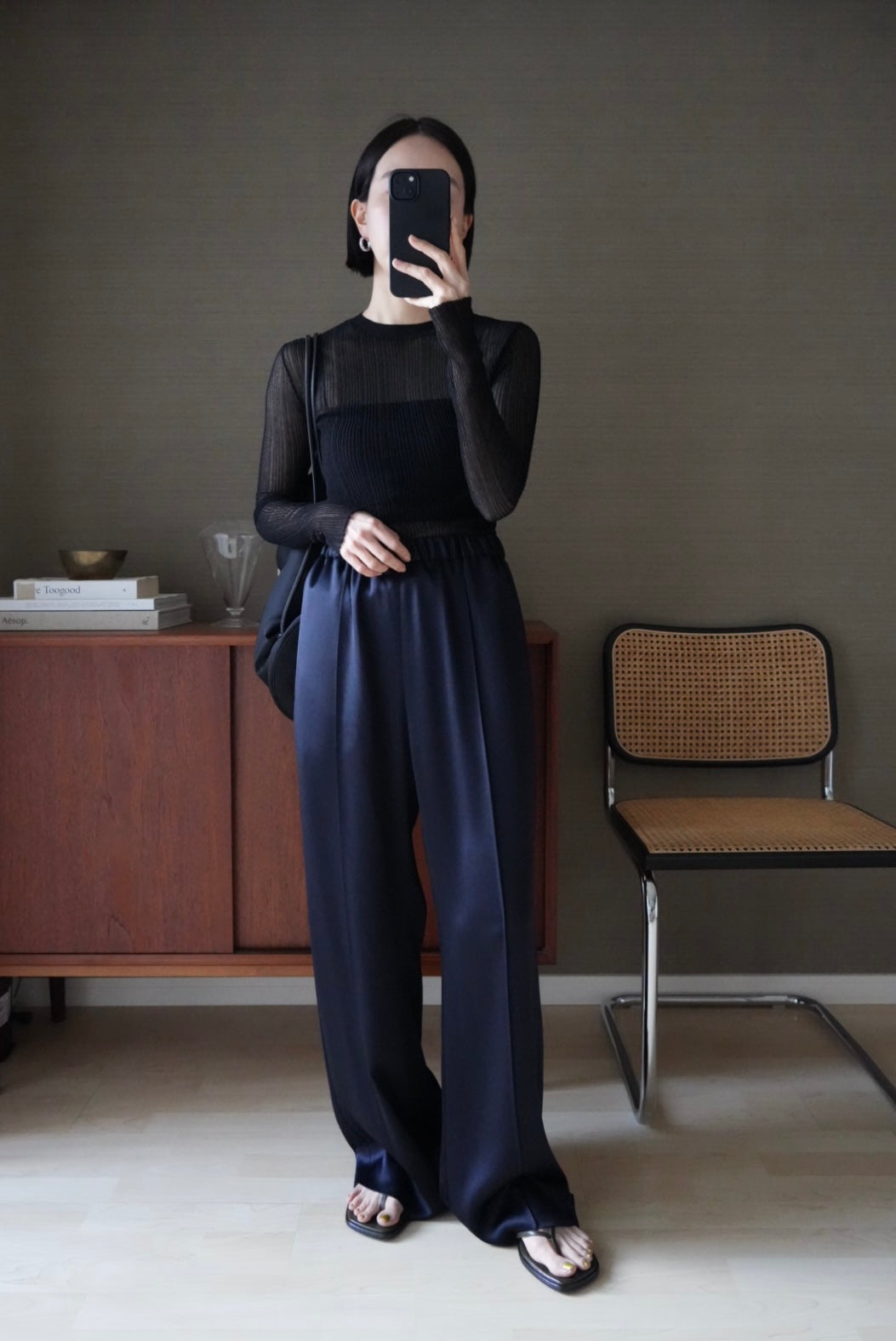 -reorder- satin easy pants (3color)