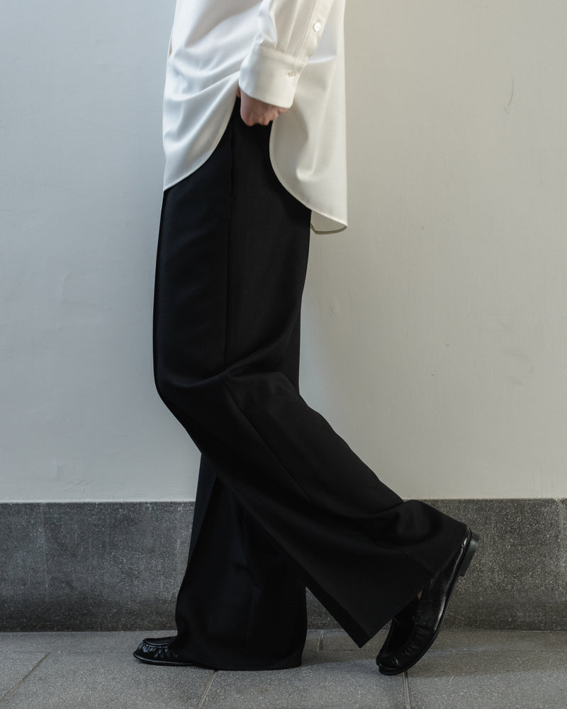 Wool Blend Easy Pants