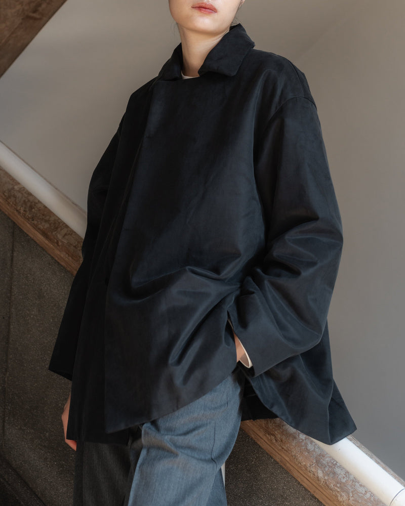 Padded Balmacaan Coat