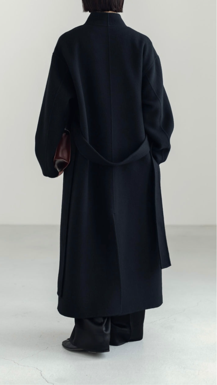 【PRE ORDER】Serene Robe Coat(black)