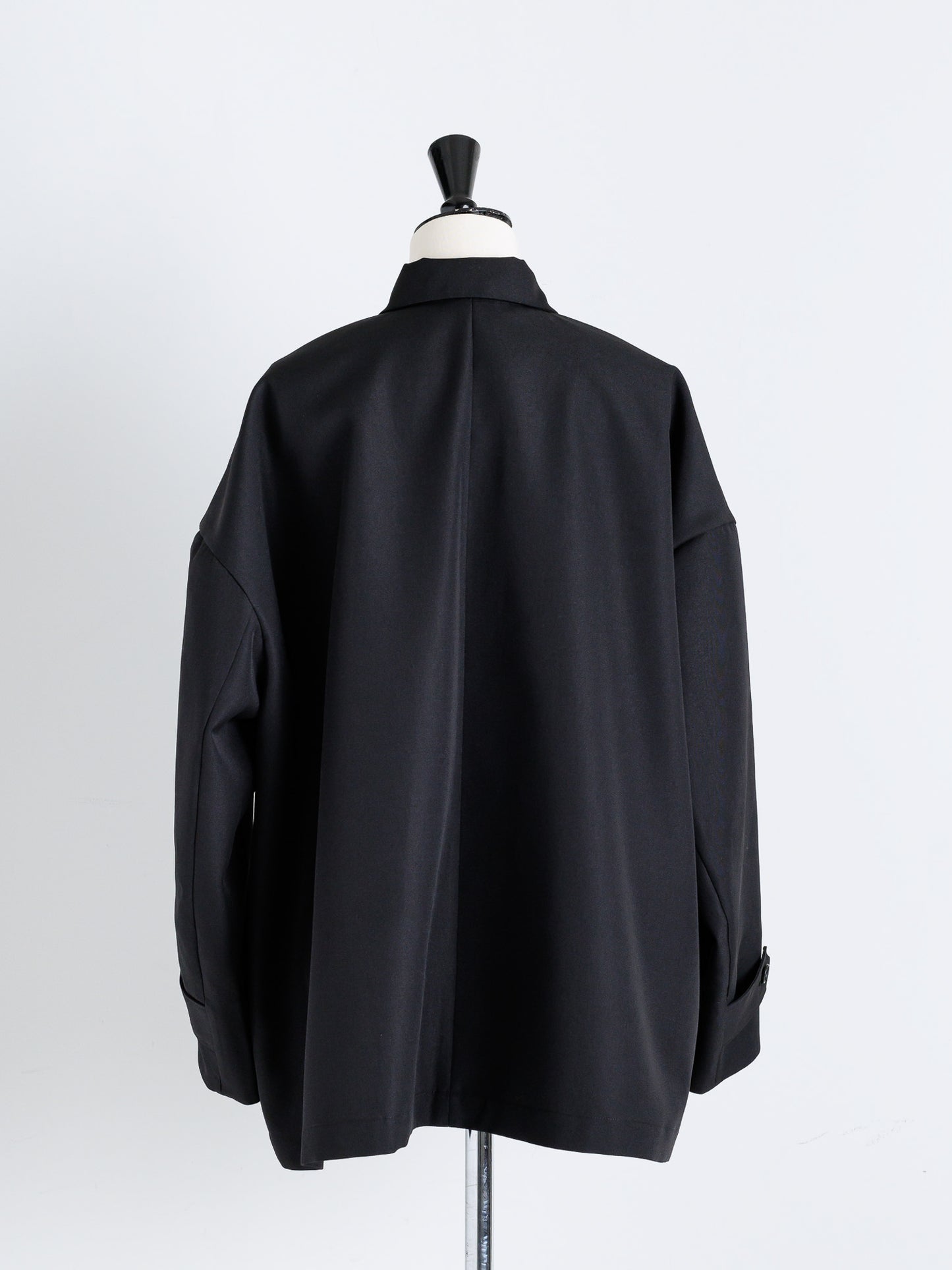 【PRE ORDER】Light doeskin 2way jacket (-black-)