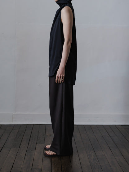 tuck wide trouser (3color)