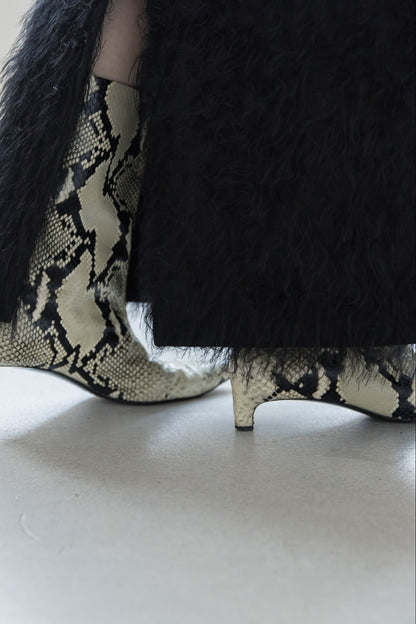 【PRE ORDER】FEATHERED LONG SKIRT (2color)