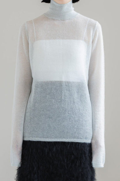 【PRE ORDER】MOHAIR TURTLE SHEER KNIT (3color)