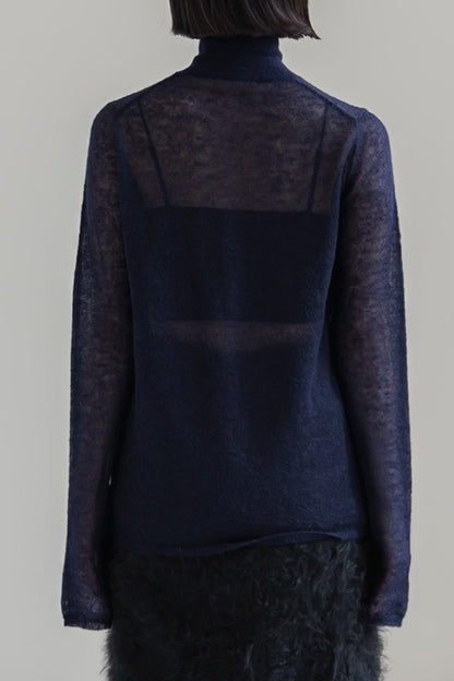 【PRE ORDER】MOHAIR TURTLE SHEER KNIT (3color)