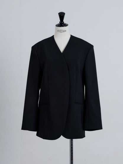 collarless jacket (2color)