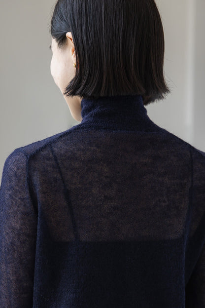 【PRE ORDER】MOHAIR TURTLE SHEER KNIT (3color)
