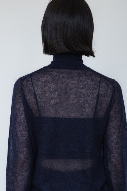 【PRE ORDER】MOHAIR TURTLE SHEER KNIT (3color)