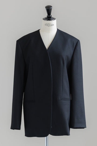 【PRE ORDER】COLLARLESS JACKET (3color)