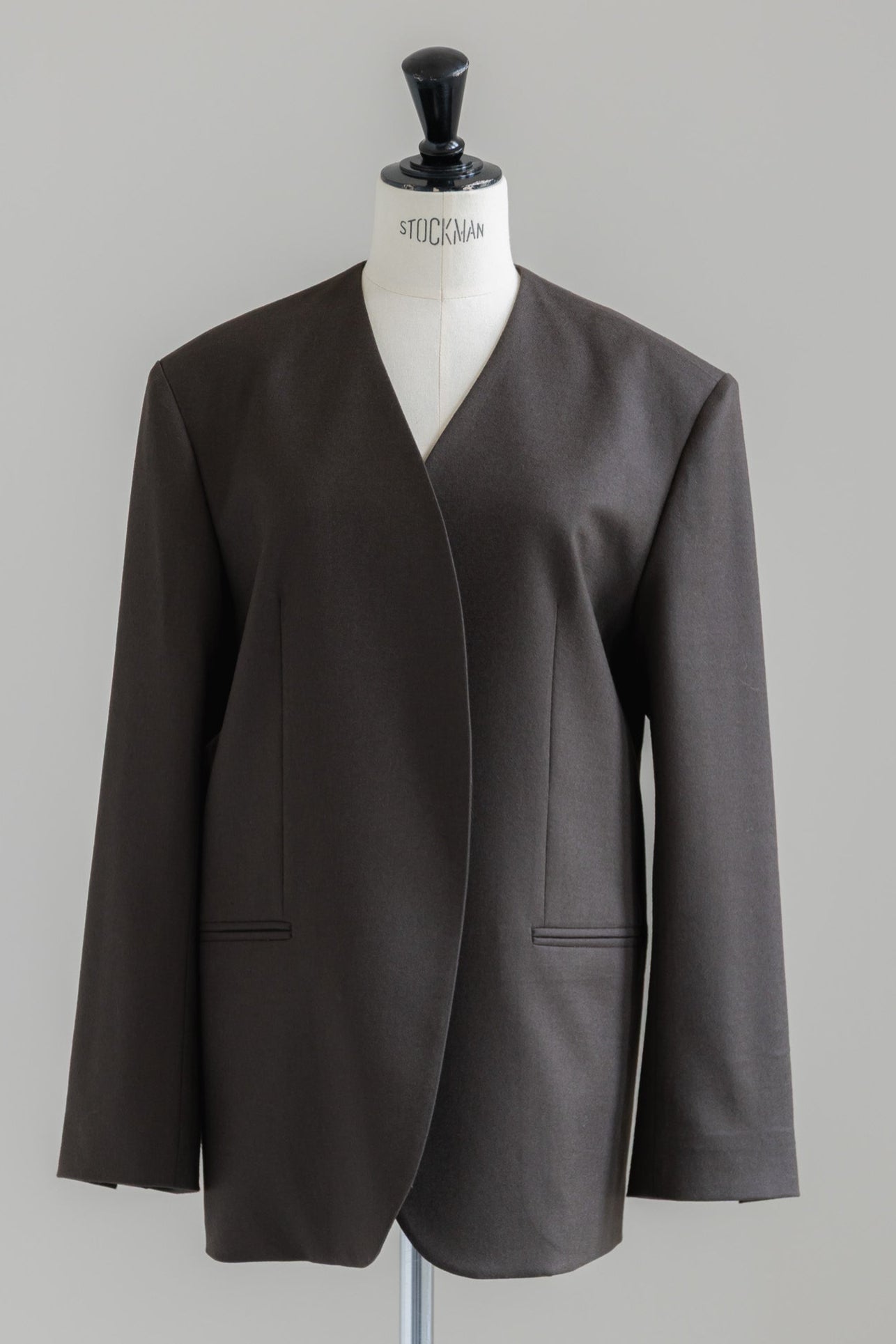 【PRE ORDER】COLLARLESS JACKET (3color)