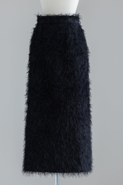 【PRE ORDER】FEATHERED LONG SKIRT (2color)