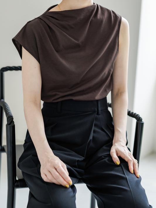 【PRE ORDER】ASYMMETRY TOP (3color)