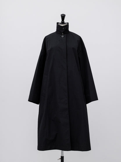 Powdery Taffeta Coat(Black)