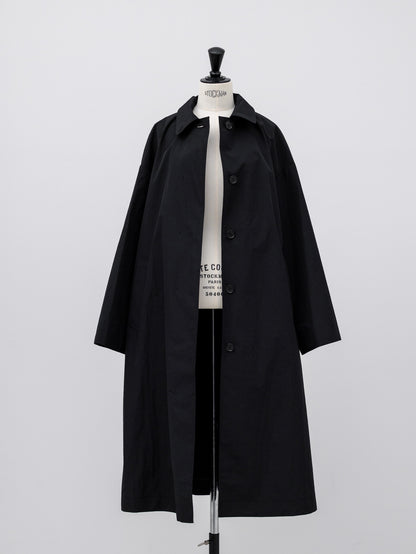 Powdery Taffeta Coat(Black)
