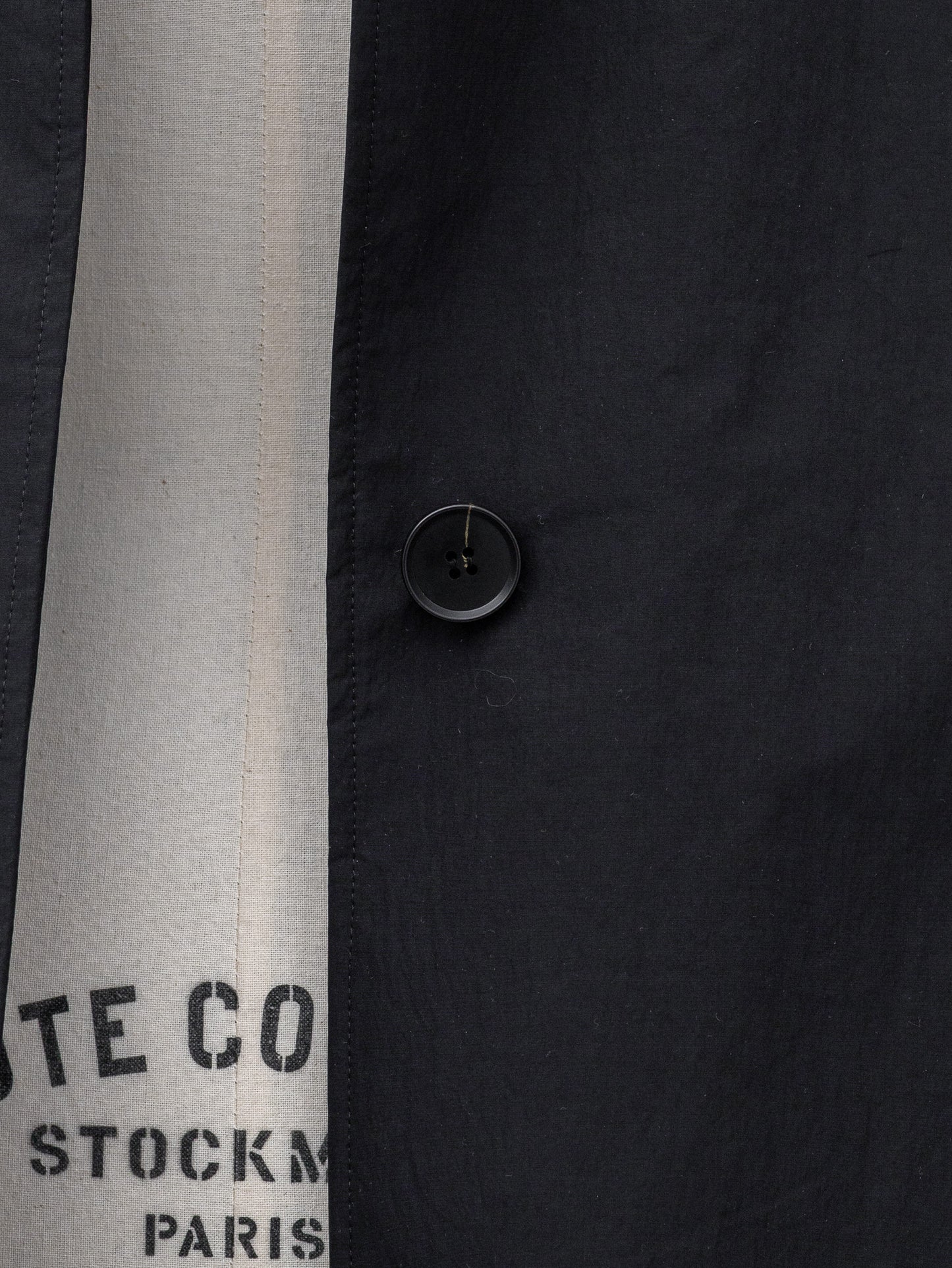 Powdery Taffeta Coat(Black)