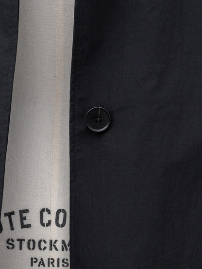 Powdery Taffeta Coat(Black)