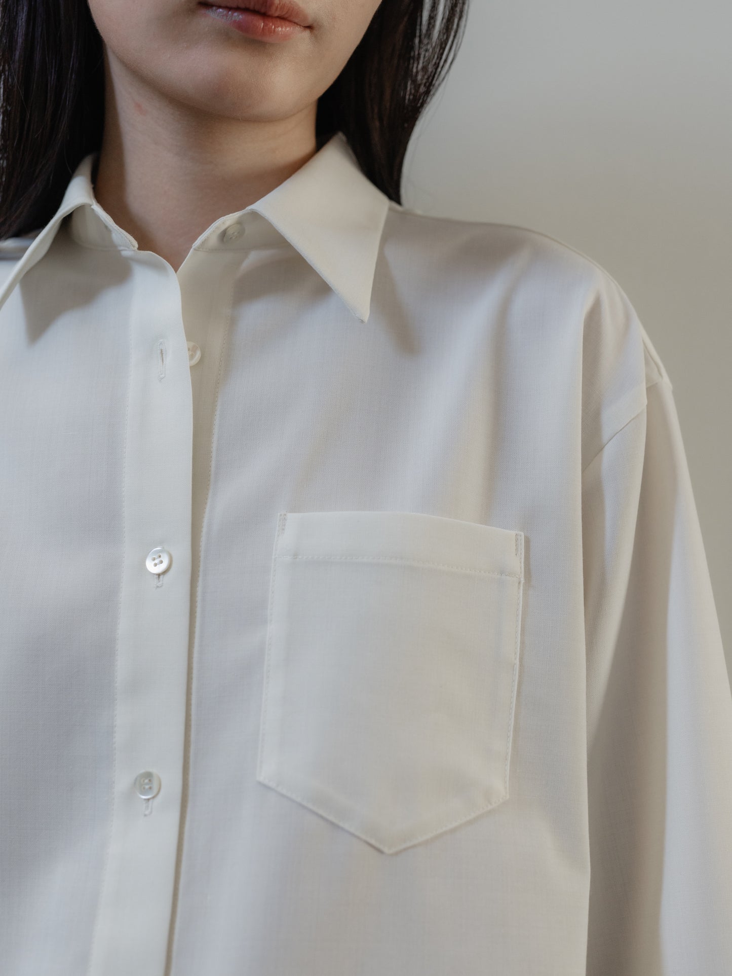 Wool Oversized Shirt