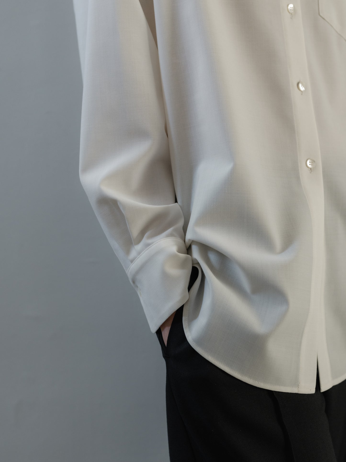 Wool Oversized Shirt