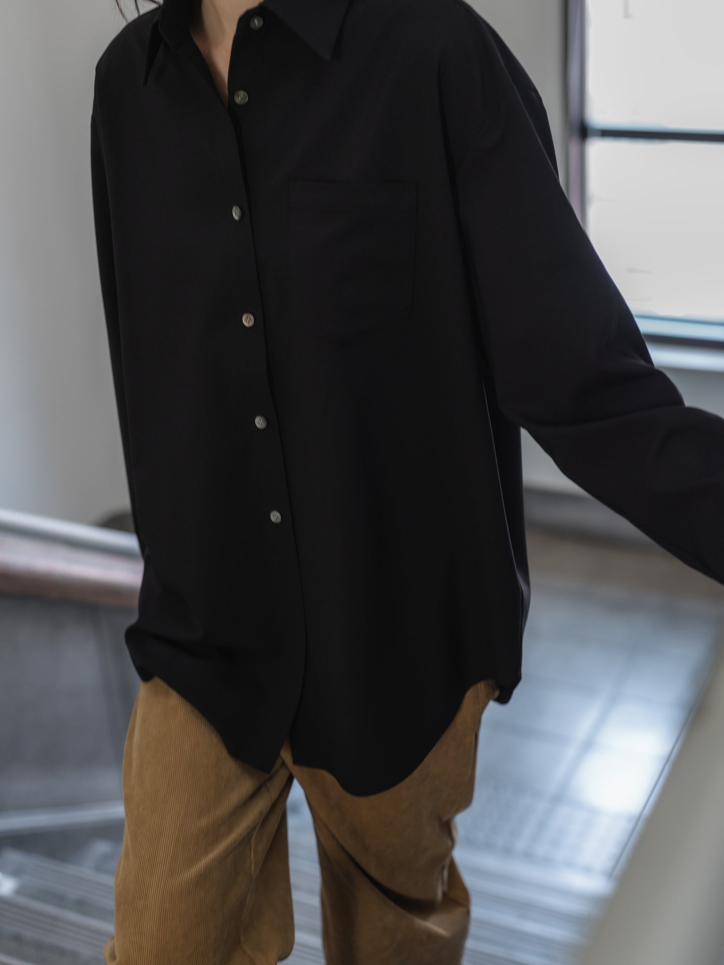 Wool Oversized Shirt