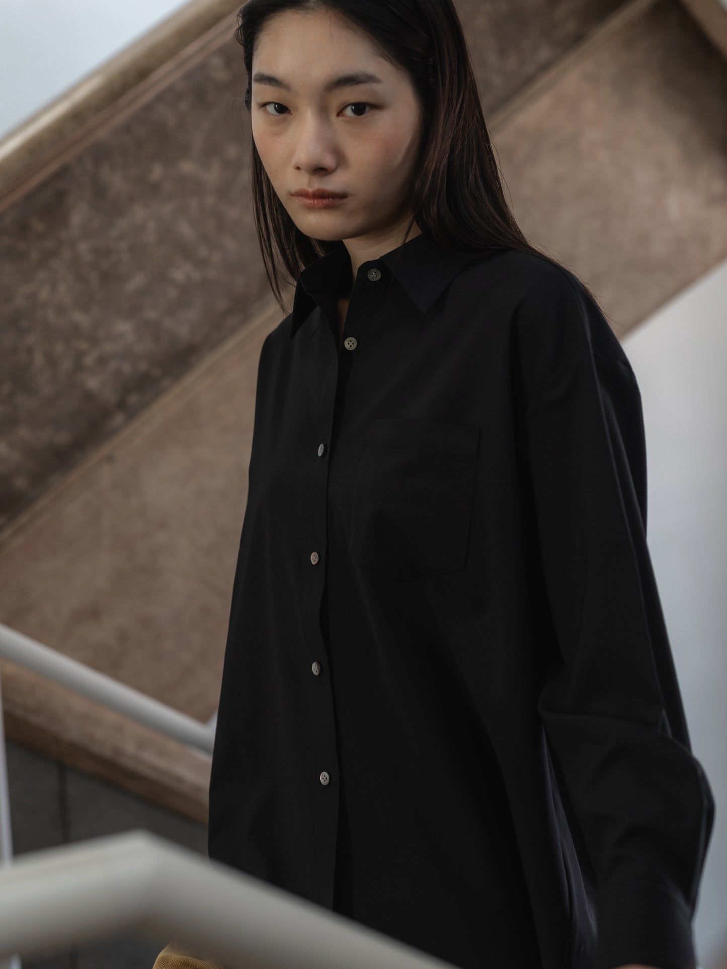 Wool Oversized Shirt