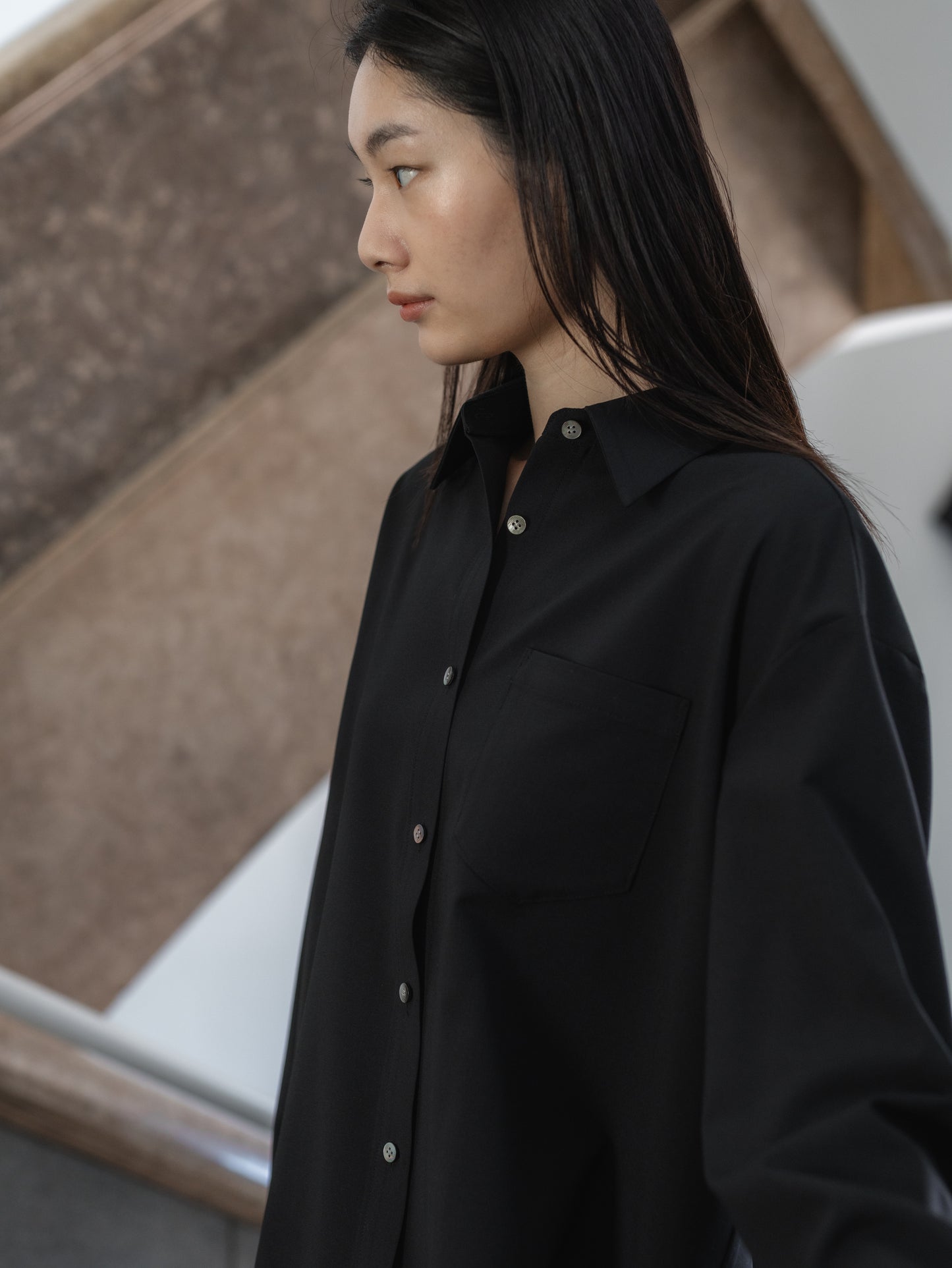 Wool Oversized Shirt