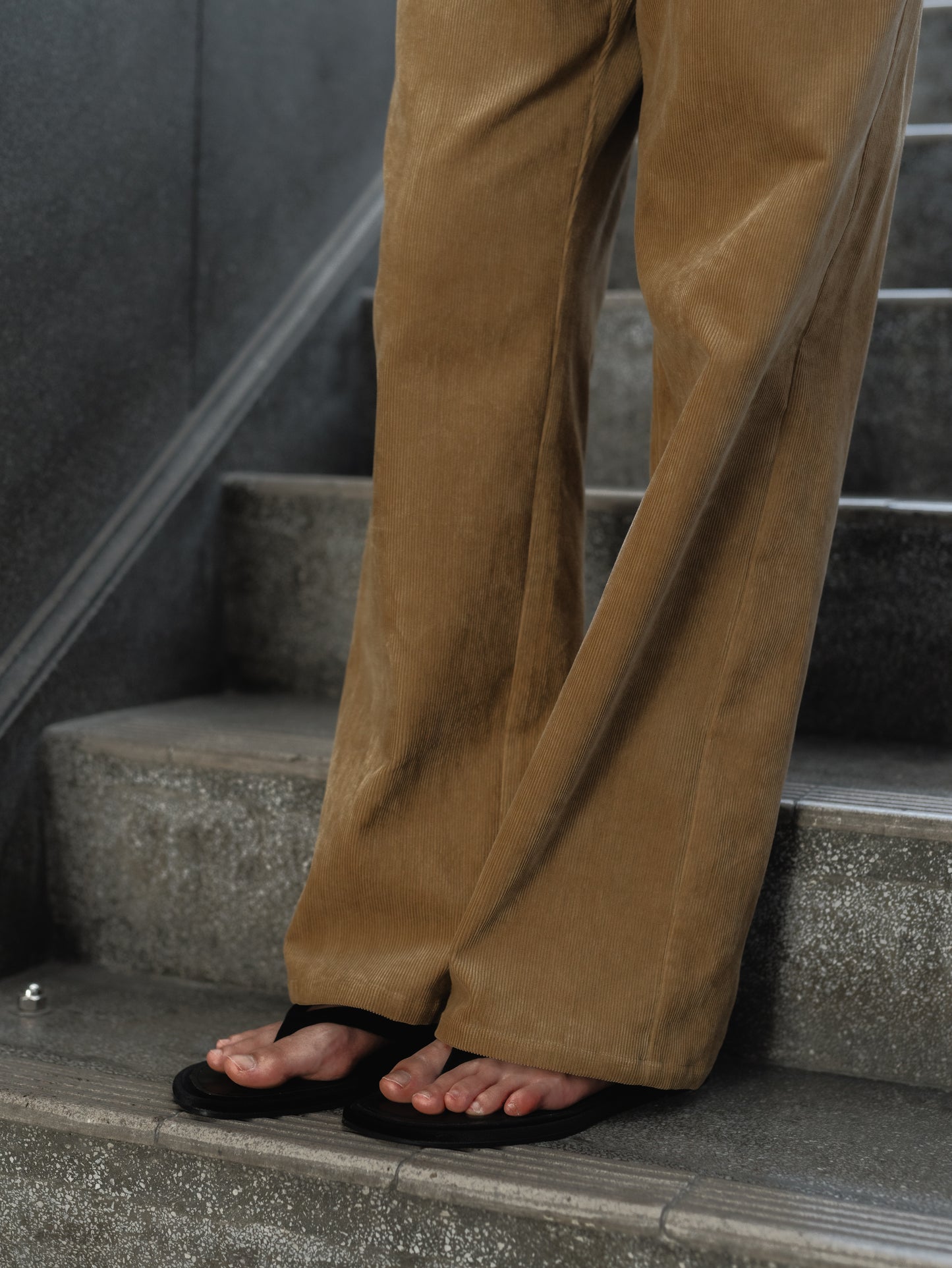 Corduroy Straight Trousers