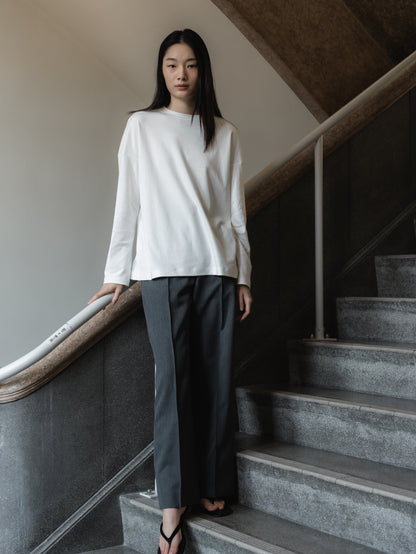【PRE ORDER】Suvin Cotton Long Sleeve Tee