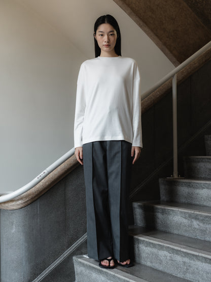 【PRE ORDER】Suvin Cotton Long Sleeve Tee