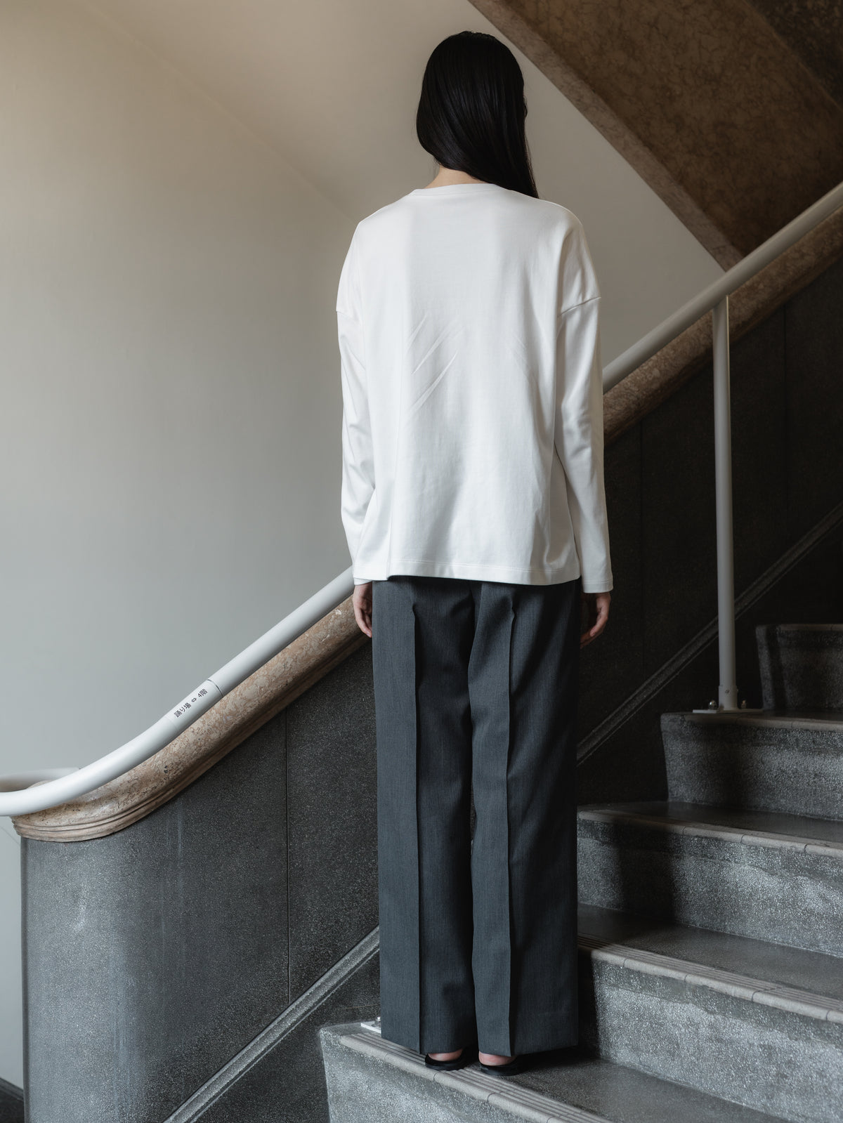 【PRE ORDER】Suvin Cotton Long Sleeve Tee