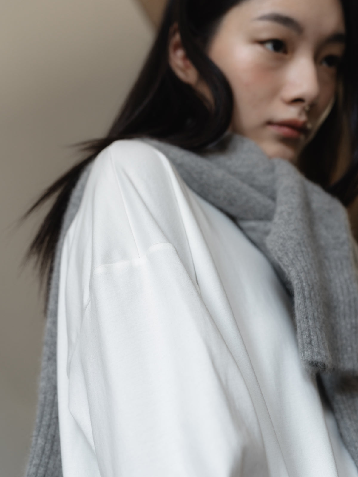 【PRE ORDER】Suvin Cotton Long Sleeve Tee