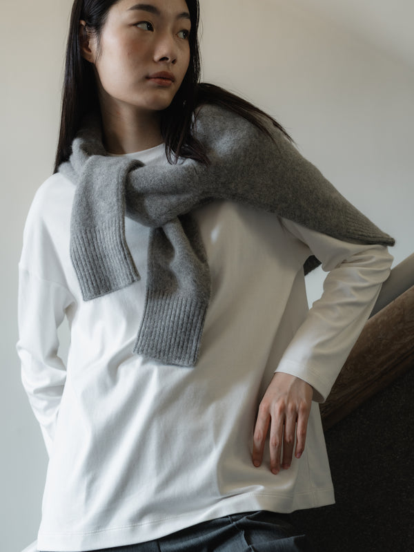 【PRE ORDER】Suvin Cotton Long Sleeve Tee