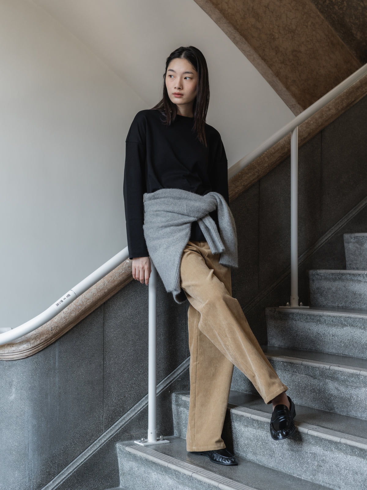 【PRE ORDER】Suvin Cotton Long Sleeve Tee
