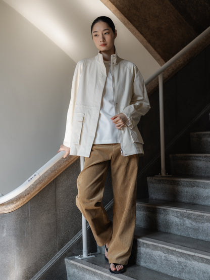 Drawstring Field Jacket